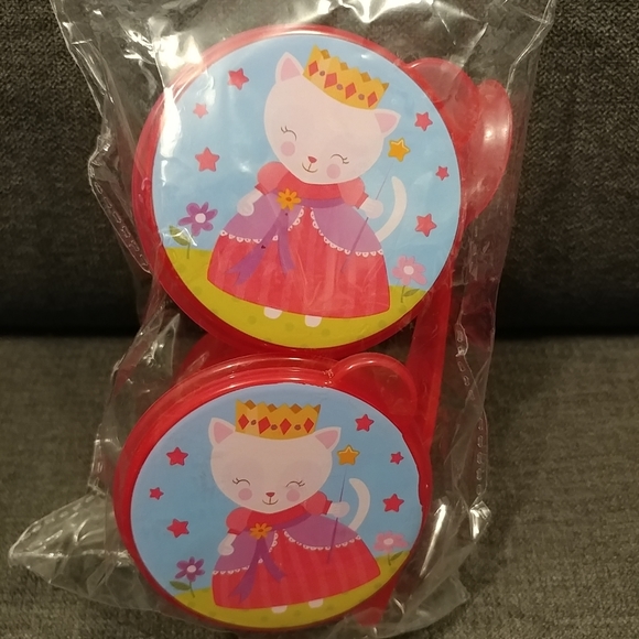 New Cat Princess Snack Containers & Spoon Set - Picture 7 of 9